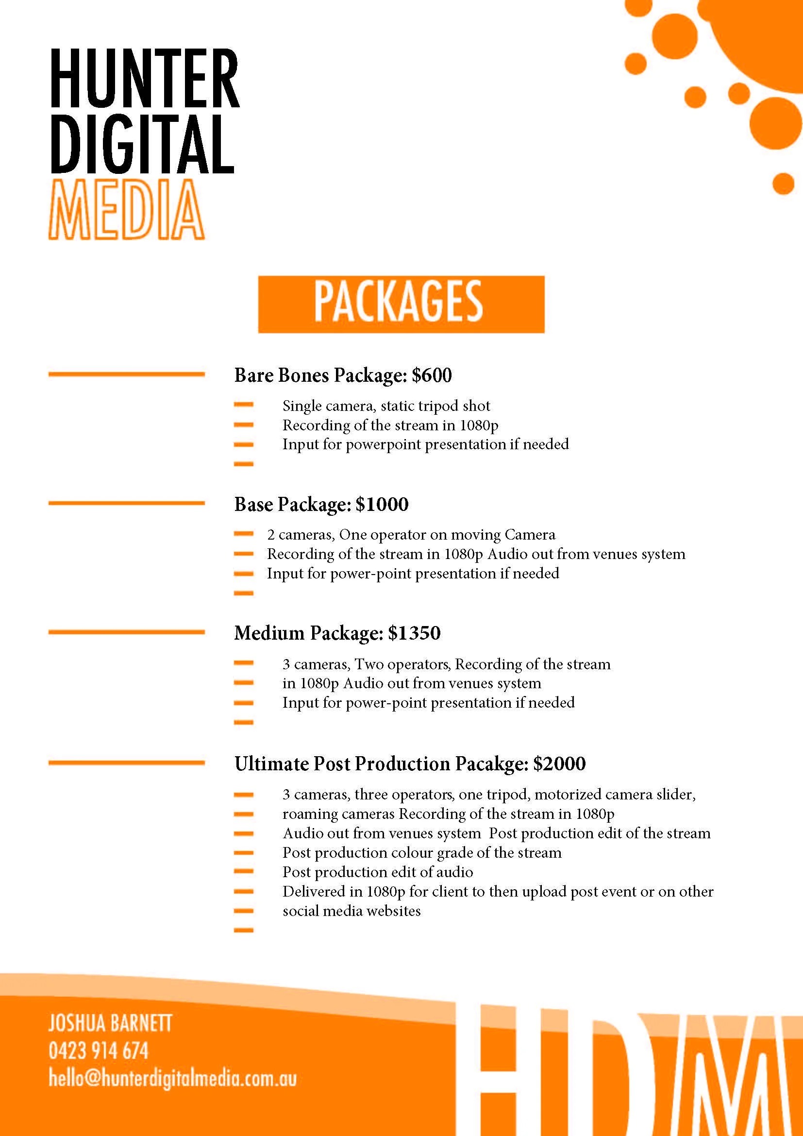 Conferencing pricing page 2