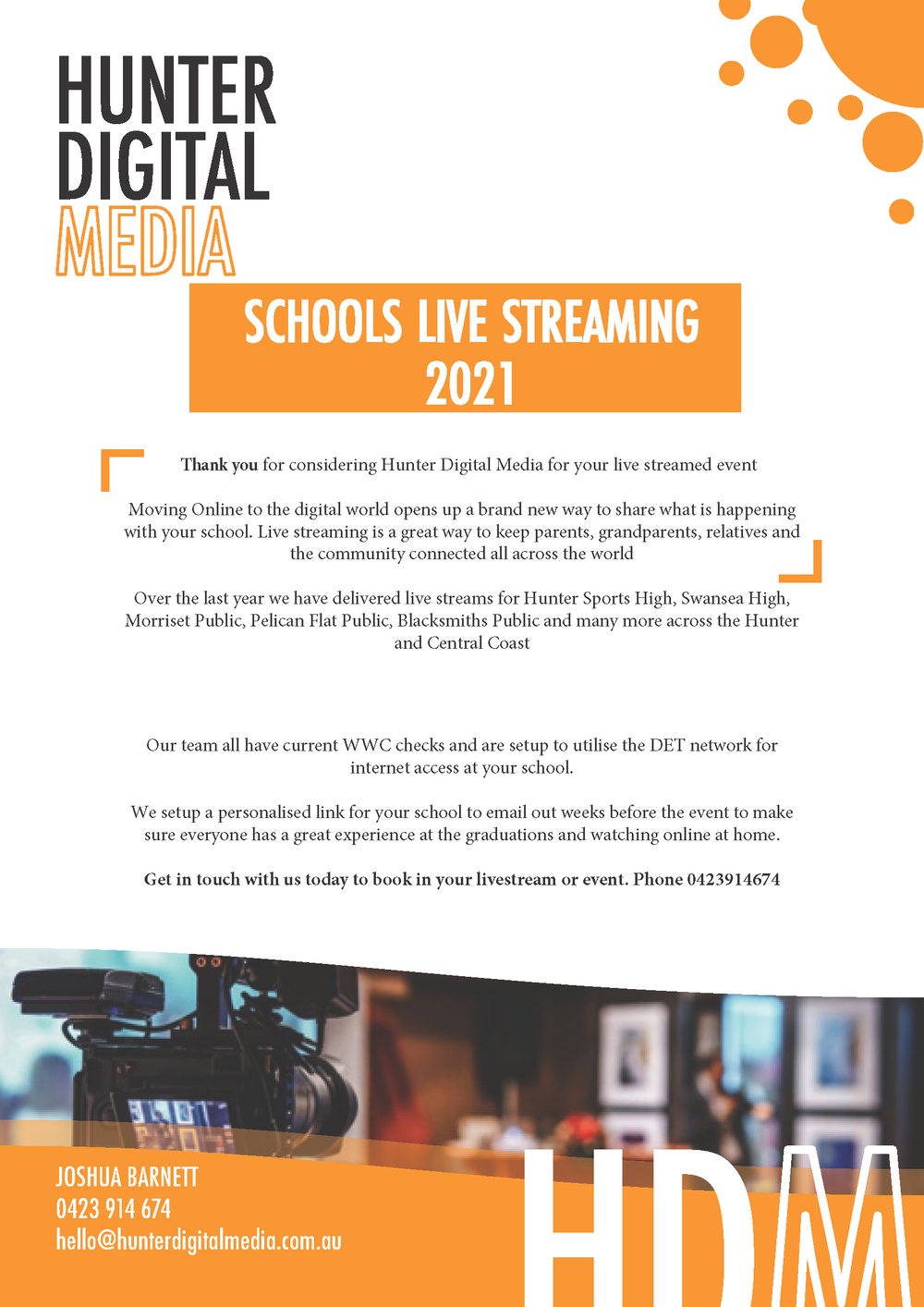 School live streaming packages